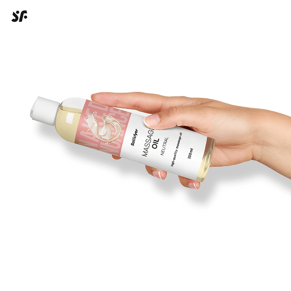 Olio da massaggio Satisfyer Neutral: flacone da 250 ml