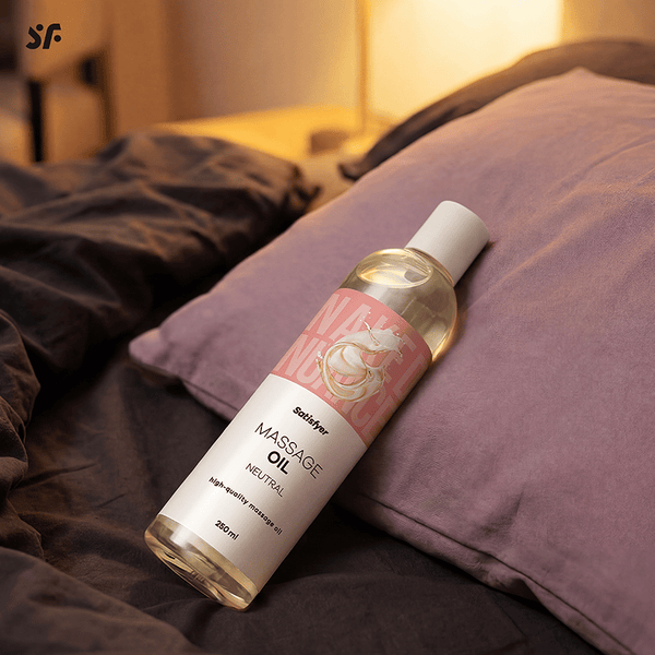 Olio da massaggio Satisfyer Neutral: flacone da 250 ml