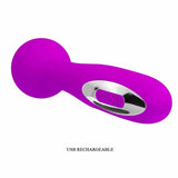 Massaggiatore clitorideo Wade ricaricabile USB vista laterale ergonomica