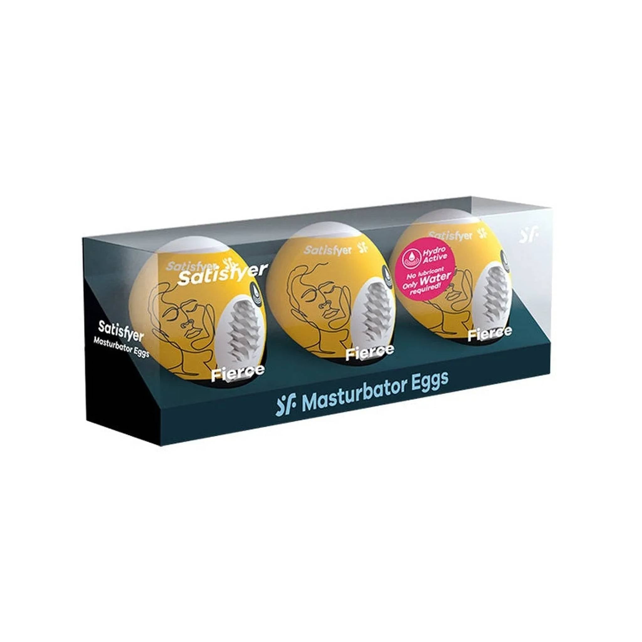 Masturbator Egg Set - Fierce - 3 pcs