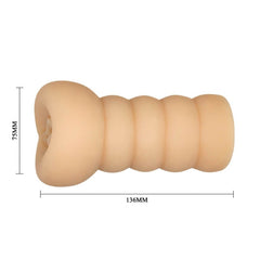 Masturbatore Moira Maschile Compatto – Vagina Realistica, 13,6 cm, TPE Morbido