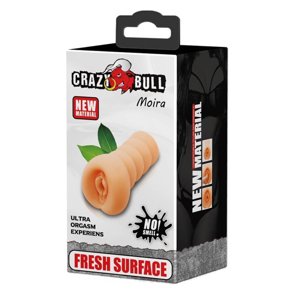 Masturbatore Moira Maschile Compatto – Vagina Realistica, 13,6 cm, TPE Morbido
