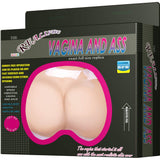 Scatola prodotto masturbatore vibrante realistico vagina e culo replica