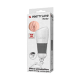 Scatola confezione masturbatore vibrante Pretty Love Hedy con ventosa forte