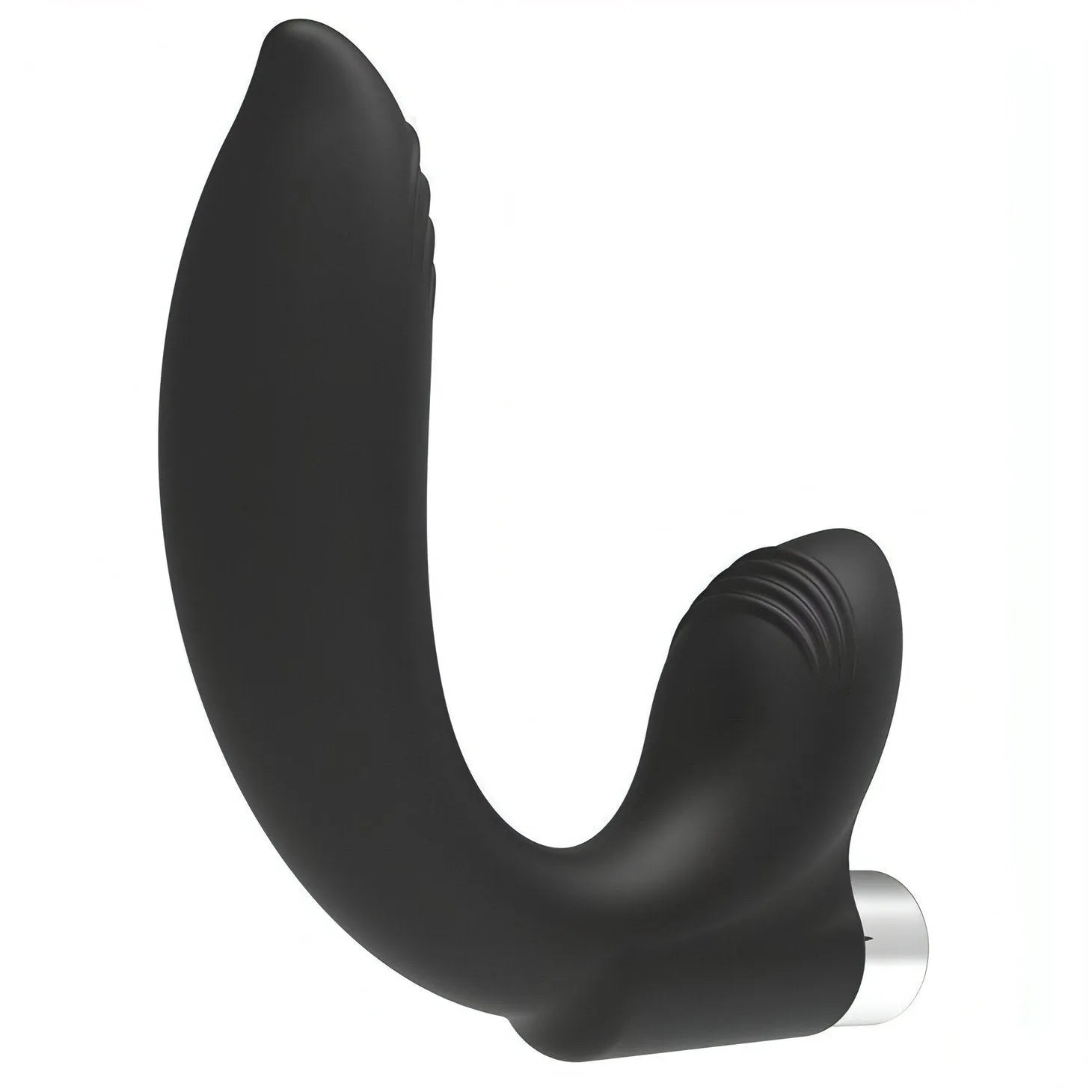Maxi Curve Massaggiatore prostata e perineo in silicone - 10 modalità di vibrazione, Ricaricabile, Nero