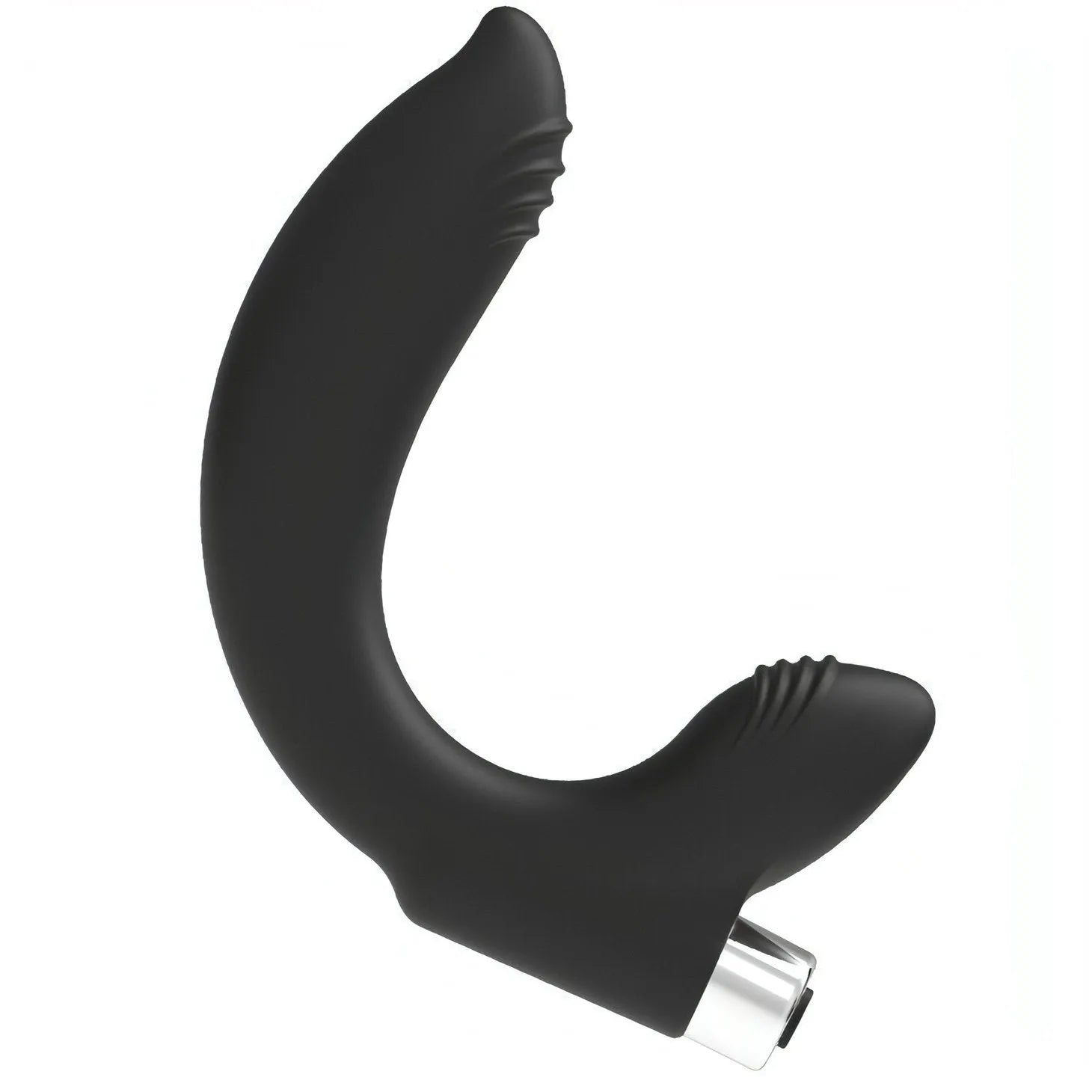 Maxi Curve Massaggiatore prostata e perineo in silicone - 10 modalità di vibrazione, Ricaricabile, Nero