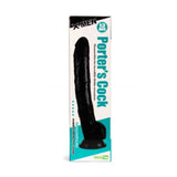 Confezione dildo nero X-Men Porter's Cock 13 pollici Phthalate-Free in plastica morbida