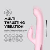 Melanda Vibratore Rabbit a Spinta Multifunzione
