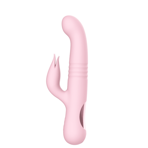 Melanda Vibratore Rabbit a Spinta Multifunzione