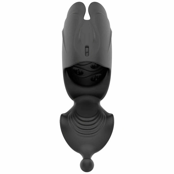Men's Wand Massager - Potente masturbatore ergonomico con due potentissimi motori, 10 modalità di vibrazione