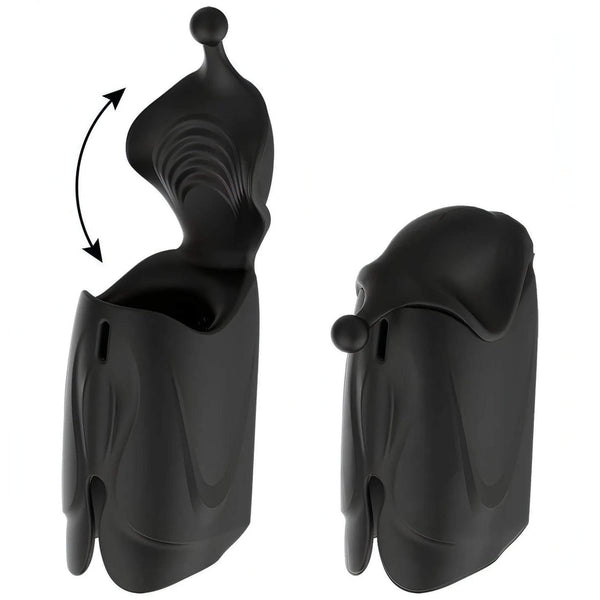 Men's Wand Massager - Potente masturbatore ergonomico con due potentissimi motori, 10 modalità di vibrazione