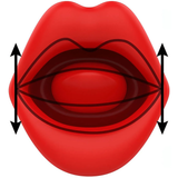 Mia Sicilia Sex Toy 2 in 1: Bite+Licking