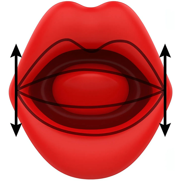 Mia Sicilia Sex Toy 2 in 1: Bite+Licking
