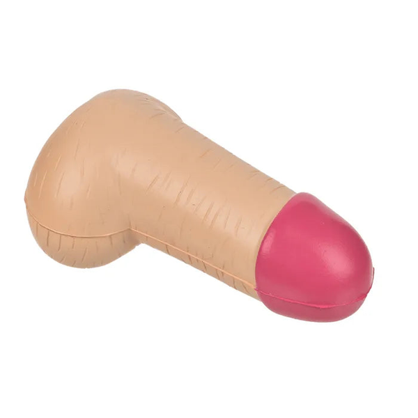 Gadget scherzoso mini pene antistress laterale, struttura flessibile in silicone