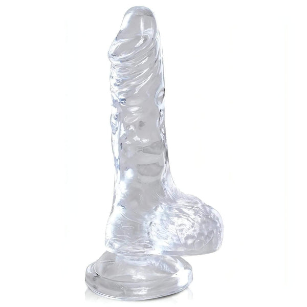 Mini fallo in jelly trasparente 4″