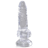 Mini fallo in jelly trasparente 4″