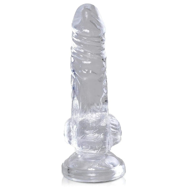 Mini fallo in jelly trasparente 4″