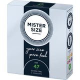 Mister Size Profilattici Extra Fini da 47 mm