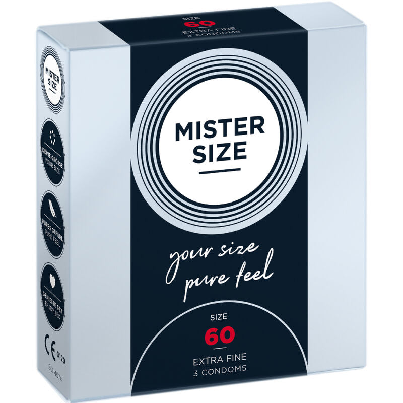Mister Size Profilattici Extra Fini da 60 mm