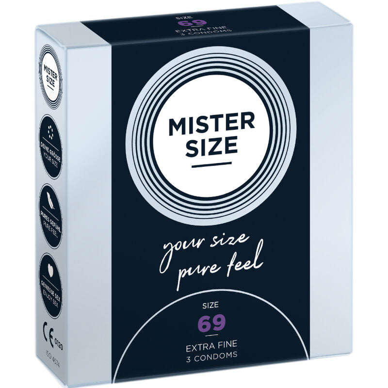 Mister Size Profilattici Extra Fini da 69 mm