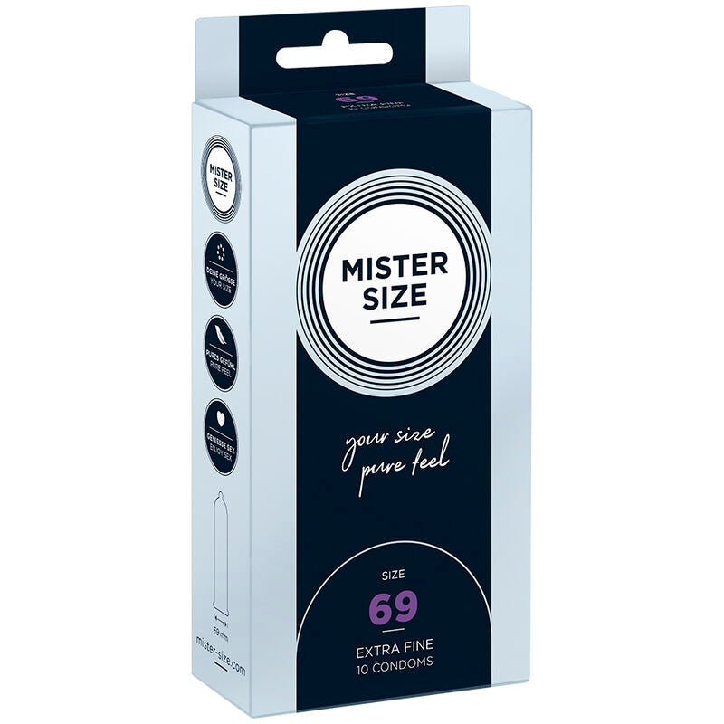 Mister Size Profilattici Extra Fini da 69 mm