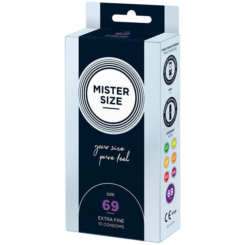 Mister Size Profilattici Extra Fini da 69 mm