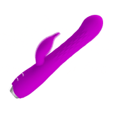 Pulsanti controllo vibratore rabbit viola Pretty Love Molly con funzione rotazione e vibrazione