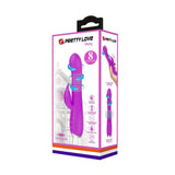 Scatola confezione vibratore rabbit Pretty Love Molly con 12 modalità e 8 strati di palline