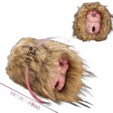 Monkey Shape Fantasy Animal Masturbator, Silicone Vaginal Doll With Furry