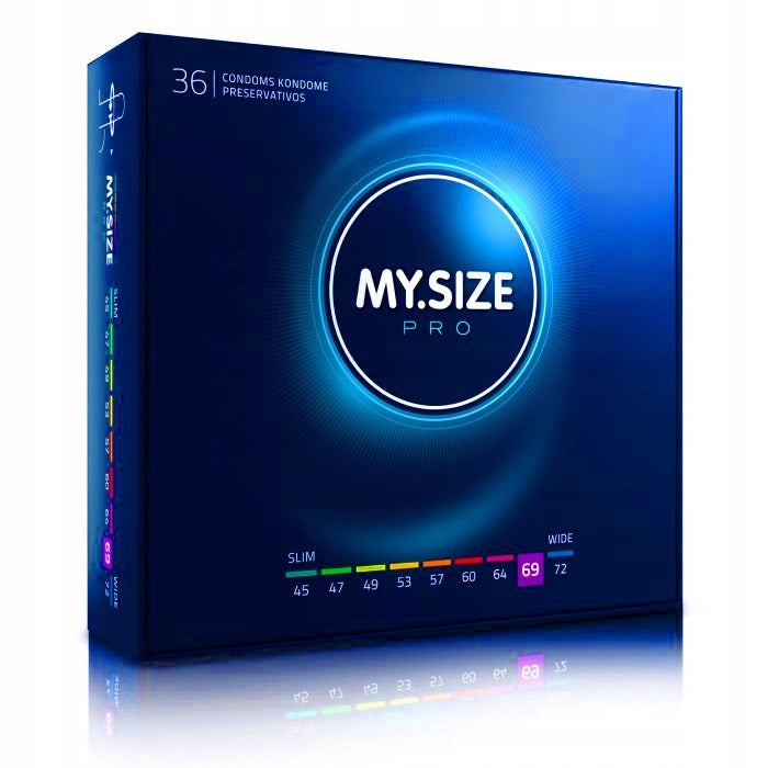My Size Pro Profilattici 69 mm Confezione da 36 pezzi