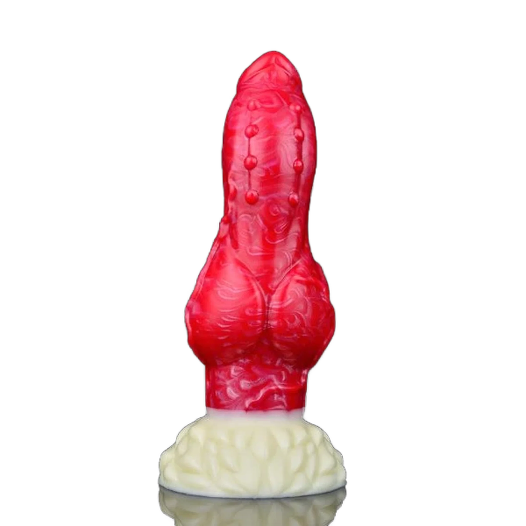 N-5181 Hellfire Dog Augus Penis Fantasy Monster Silicone Dildo For Woman Masturbation