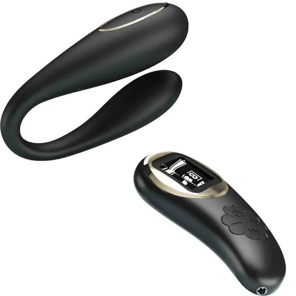 Nathan Vibratore di Coppia con Telecomando Wireless e Schermo per Controllo Vibrazione e Batteria