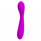 Vibratore Punto G viola Nigel con 30 modalità e design ergonomico
