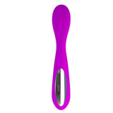 Vibratore Punto G Nigel viola in silicone con forma curva ergonomica