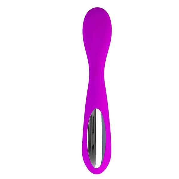 Vibratore Punto G Nigel viola in silicone con forma curva ergonomica