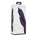 Confezione elegante vibratore rabbit viola scuro Nilo triple action
