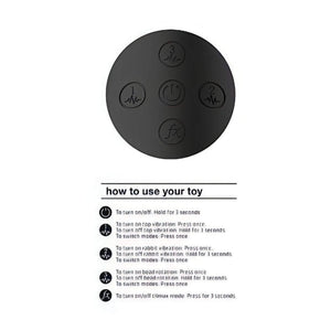 Nilo Rabbit Vibratore con Punta di Precisione Rotante