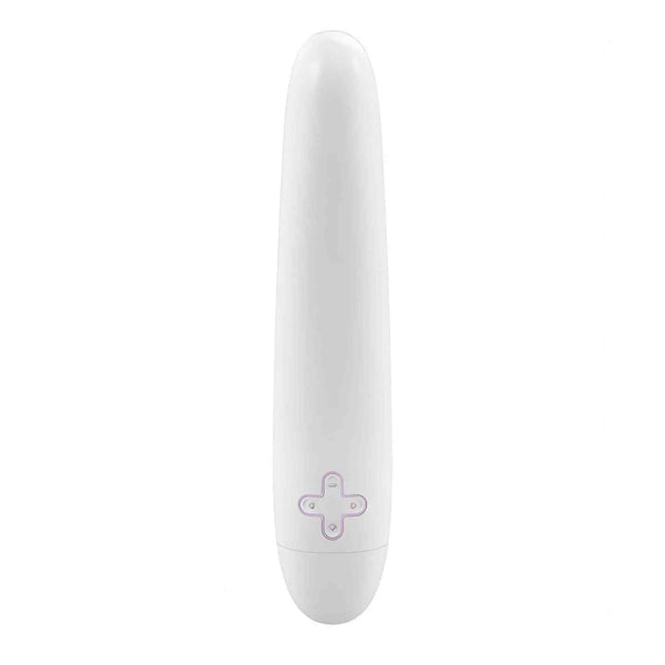Vibratore OVO F7 bianco finitura opaca pannello comandi