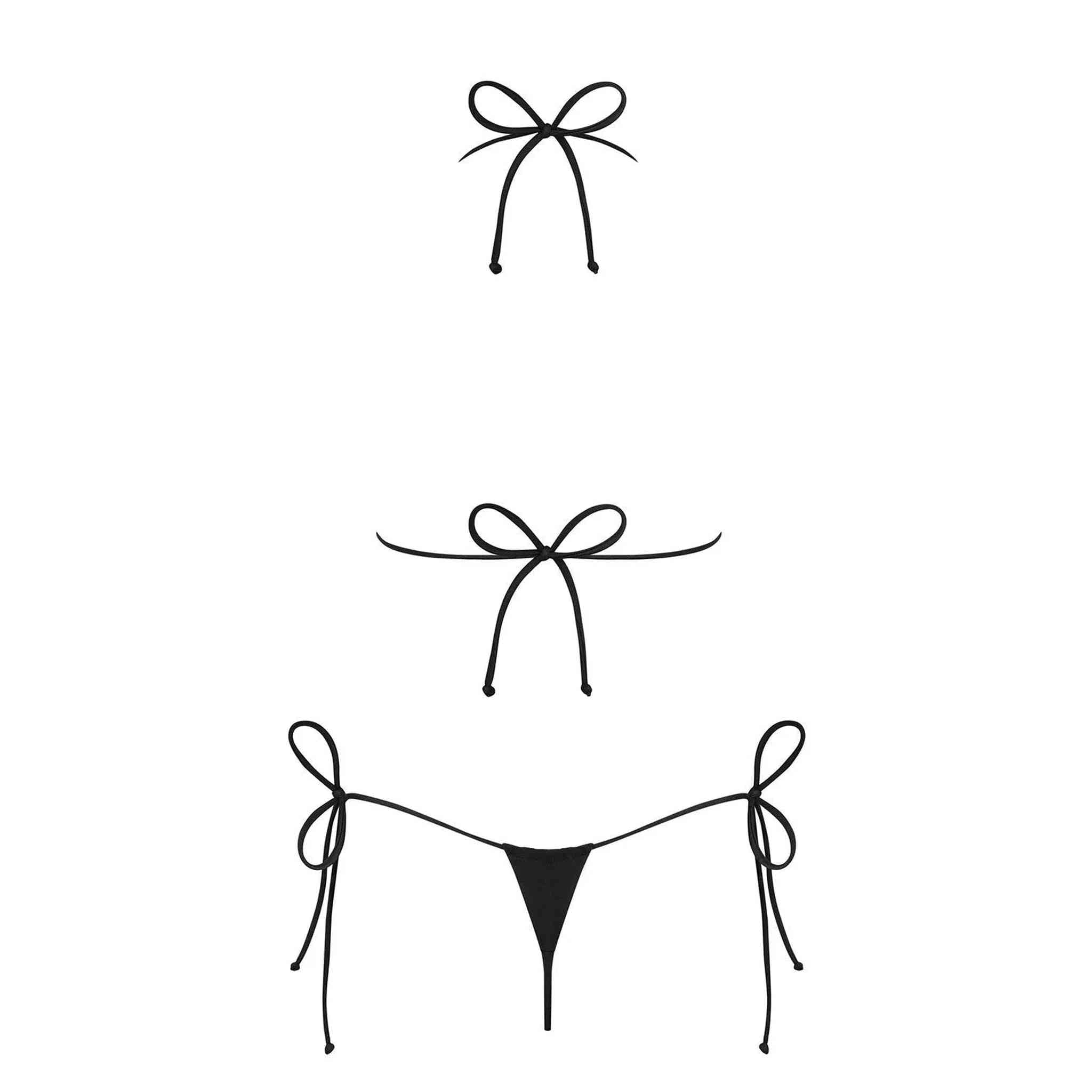 Obsessive Bella Vista Completino Intimo Nero