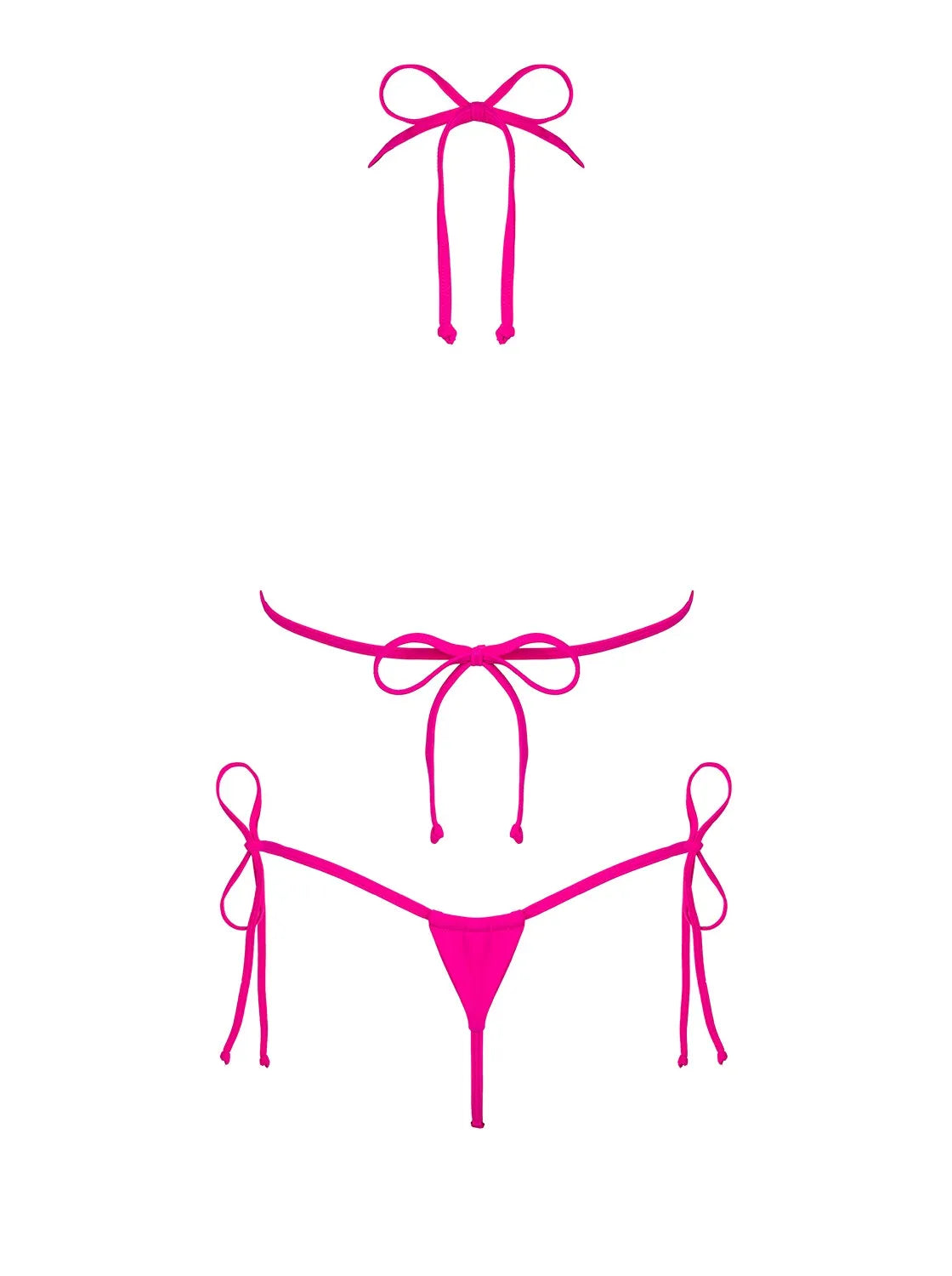 Obsessive Bella Vista Bikini Rosa Taglia Unica