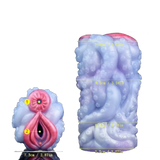 Misure e dettagli vista frontale laterale masturbatore Octopus Orana tentacoli ventose SeaJade