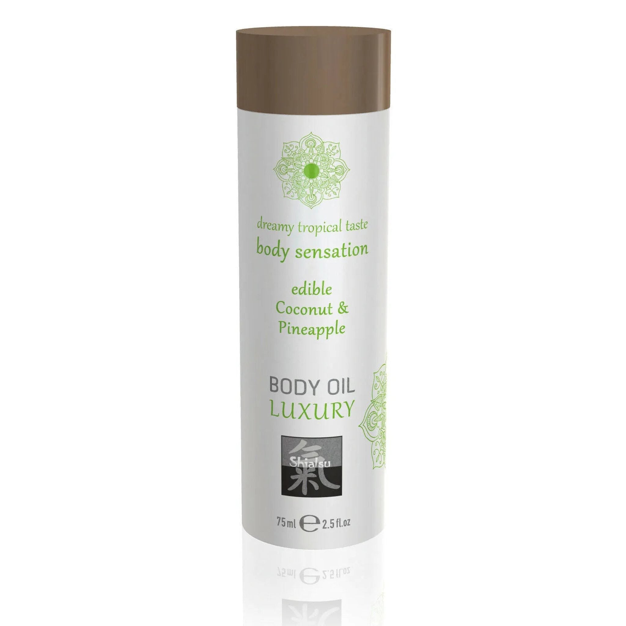 Olio da Massaggio commestibile al Cocco & Ananas 75 ml