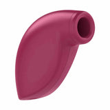 Satisfyer One Night Stand stimolatore aria polso rosa scuro vista angolata apertura cilindrica