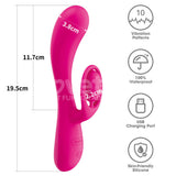 Orbit Vibratore Rabbit con Stimolatore Rotante
