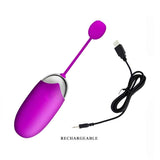 Ovetto vibrante Abner ricaricabile con cavo USB e jack 3,5 mm incluso