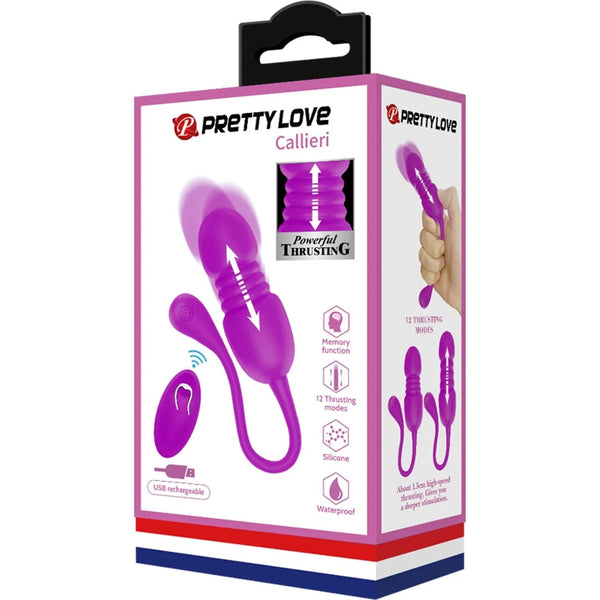 Ovetto Vibrante Wireless con Movimento di Up & Down per un piacere Extra