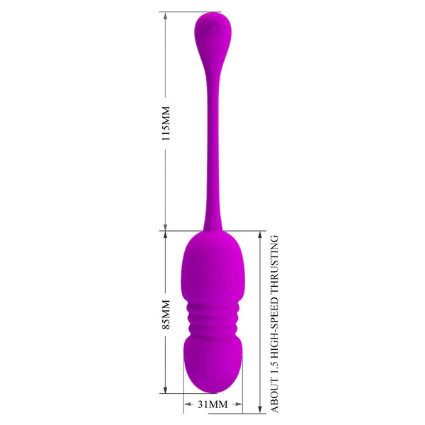 Ovetto Vibrante Wireless con Movimento di Up & Down per un piacere Extra