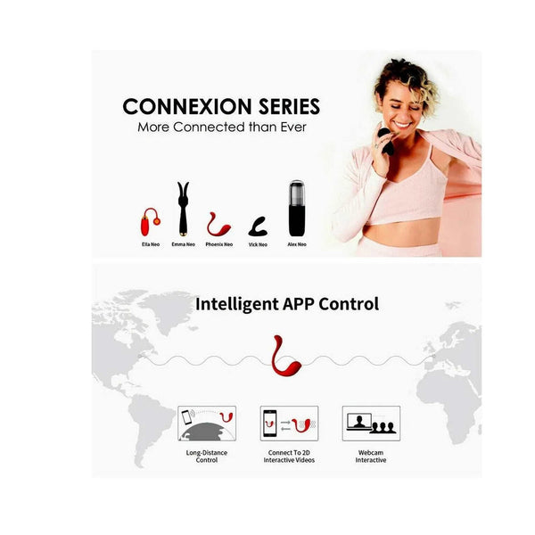 Serie Connexion Svakom controllo app a lunga distanza e webcam