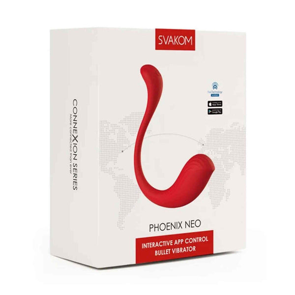 Confezione scatola bianca vibratore Phoenix Neo serie Connexion