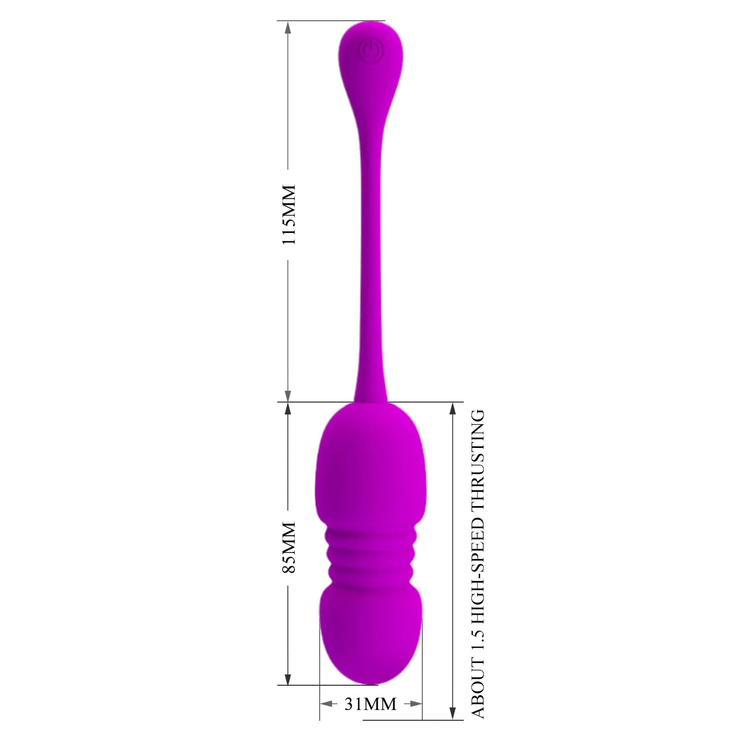 Ovetto Vibrante con Movimento di Up & Down per un piacere Extra